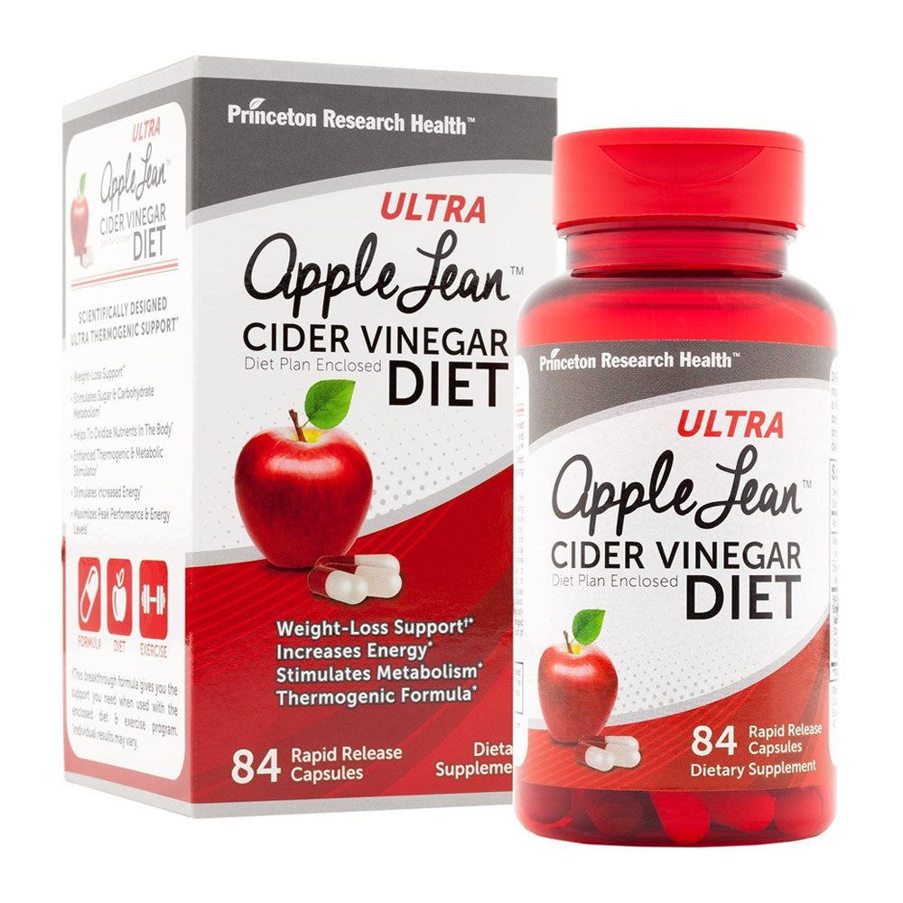 Ultra Apple Lean Cider Vinegar Diet Plan Rapid Release Capsules, 84 Ea